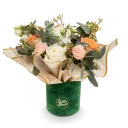 květinový box růží a karafiátů